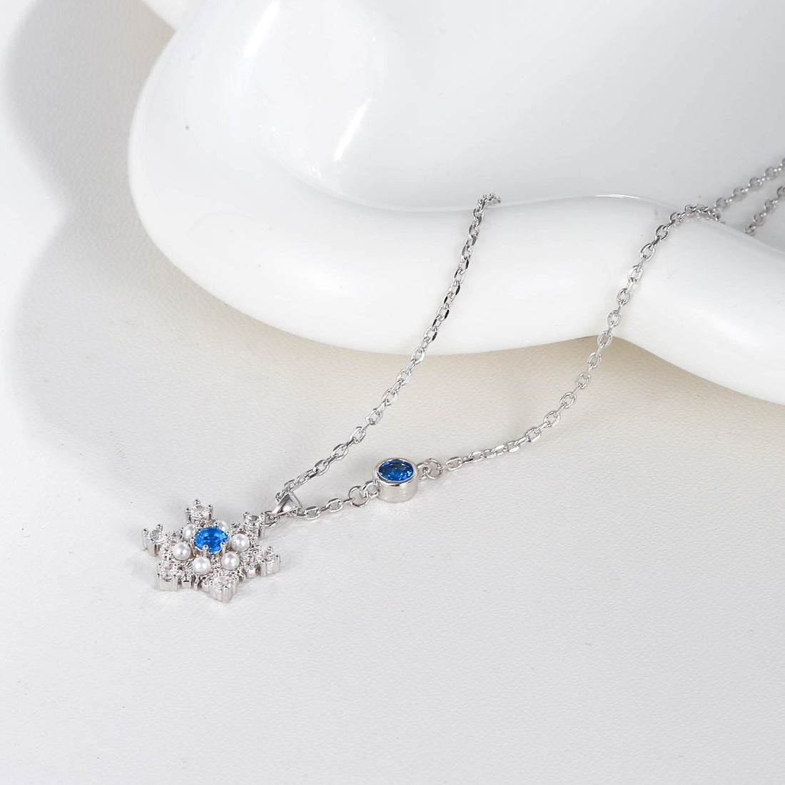 Blue Blossom Necklace
