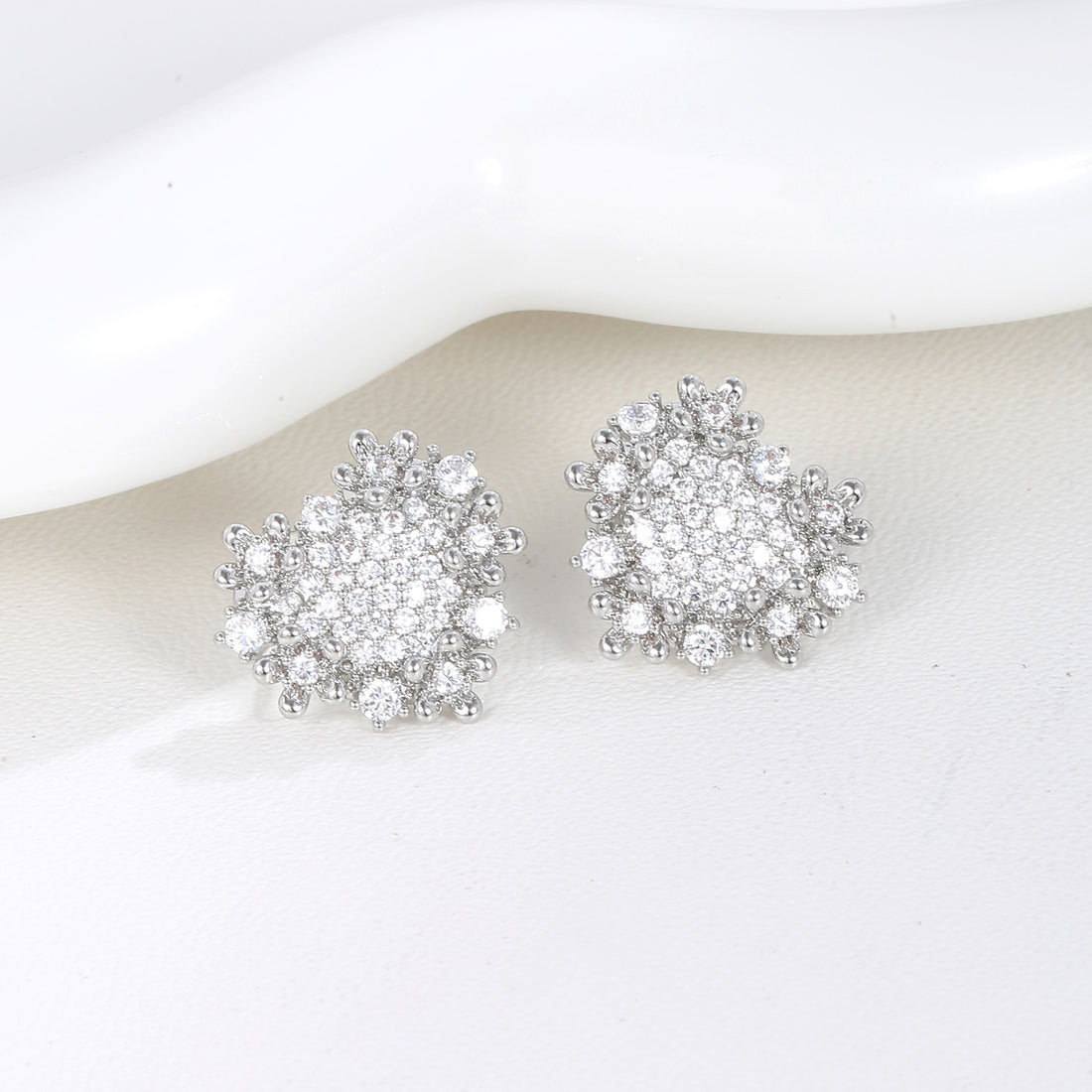 Snowshine Burst Earrings