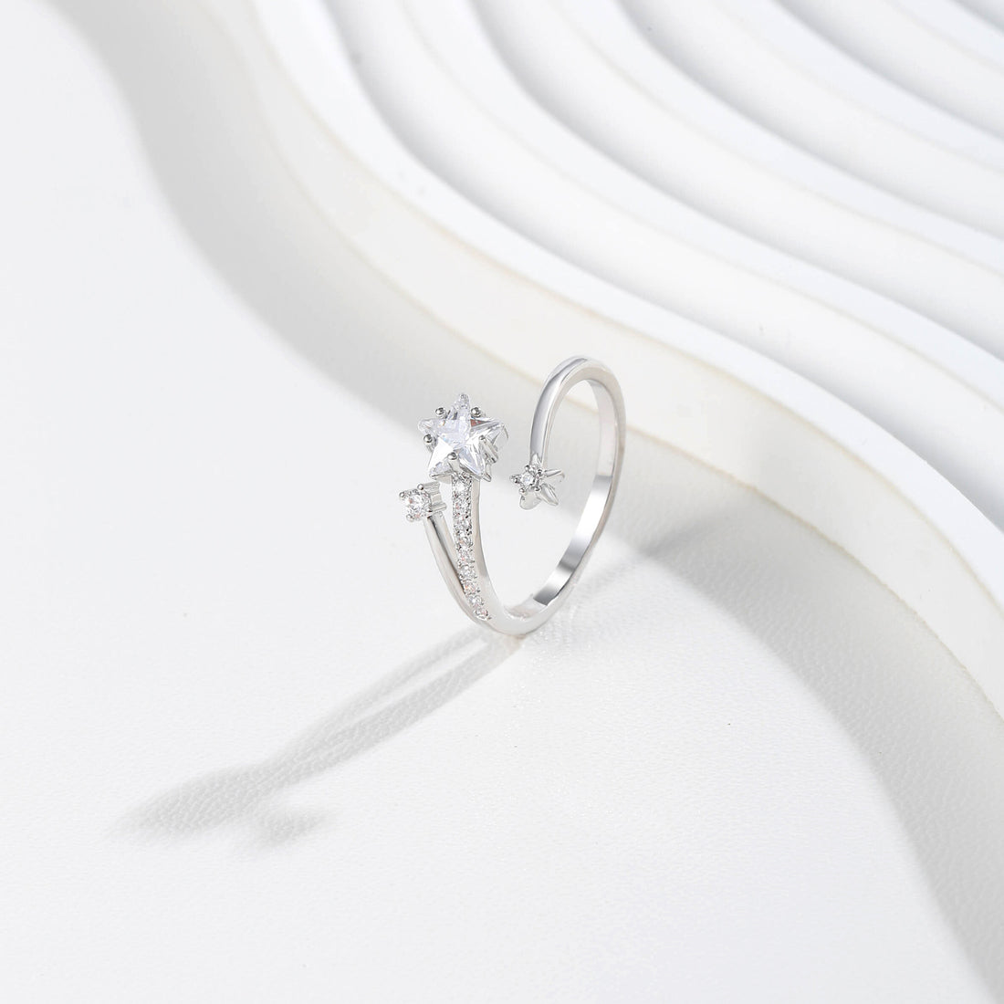 Celestial Solitaire Ring  17mm
