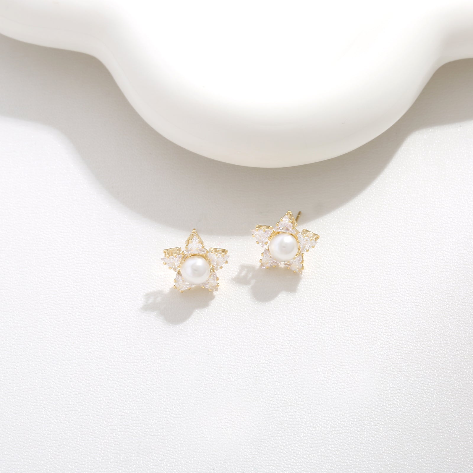 Crystal Winged Studs