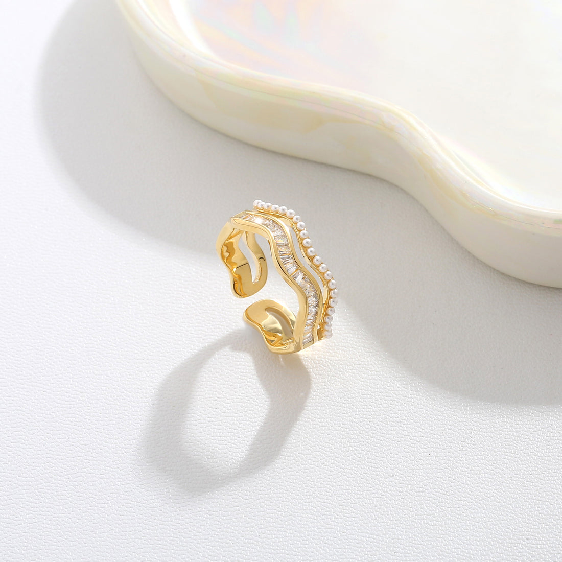 Golden Weave Band 17mm