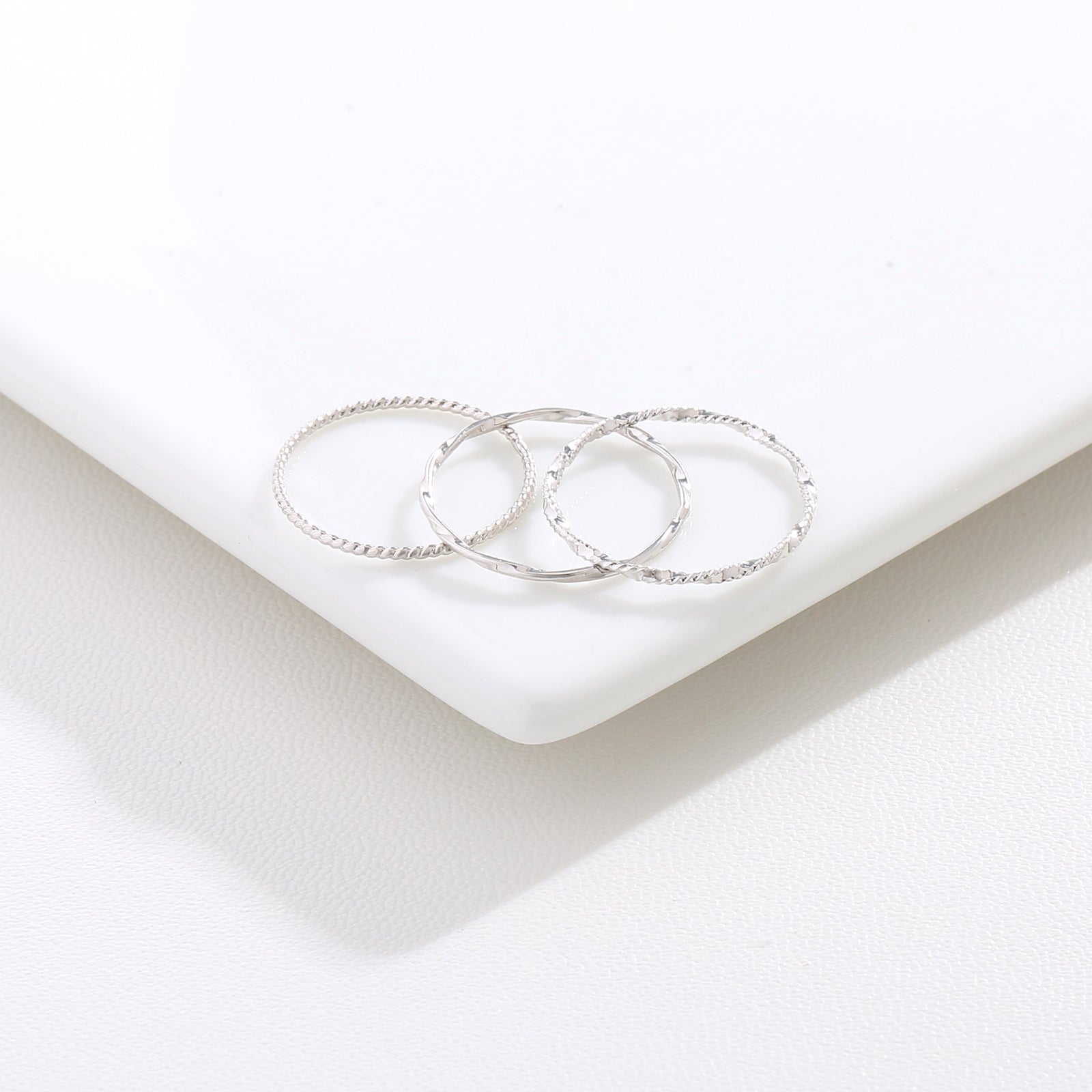 Twisted Stackable Rings 17mm