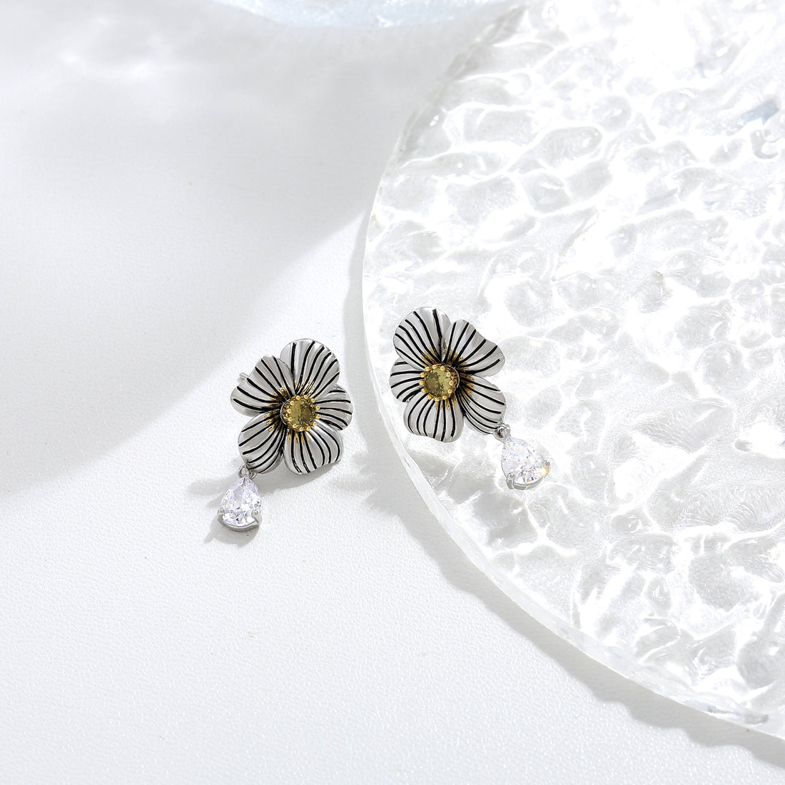 Sunflower Charm Studs