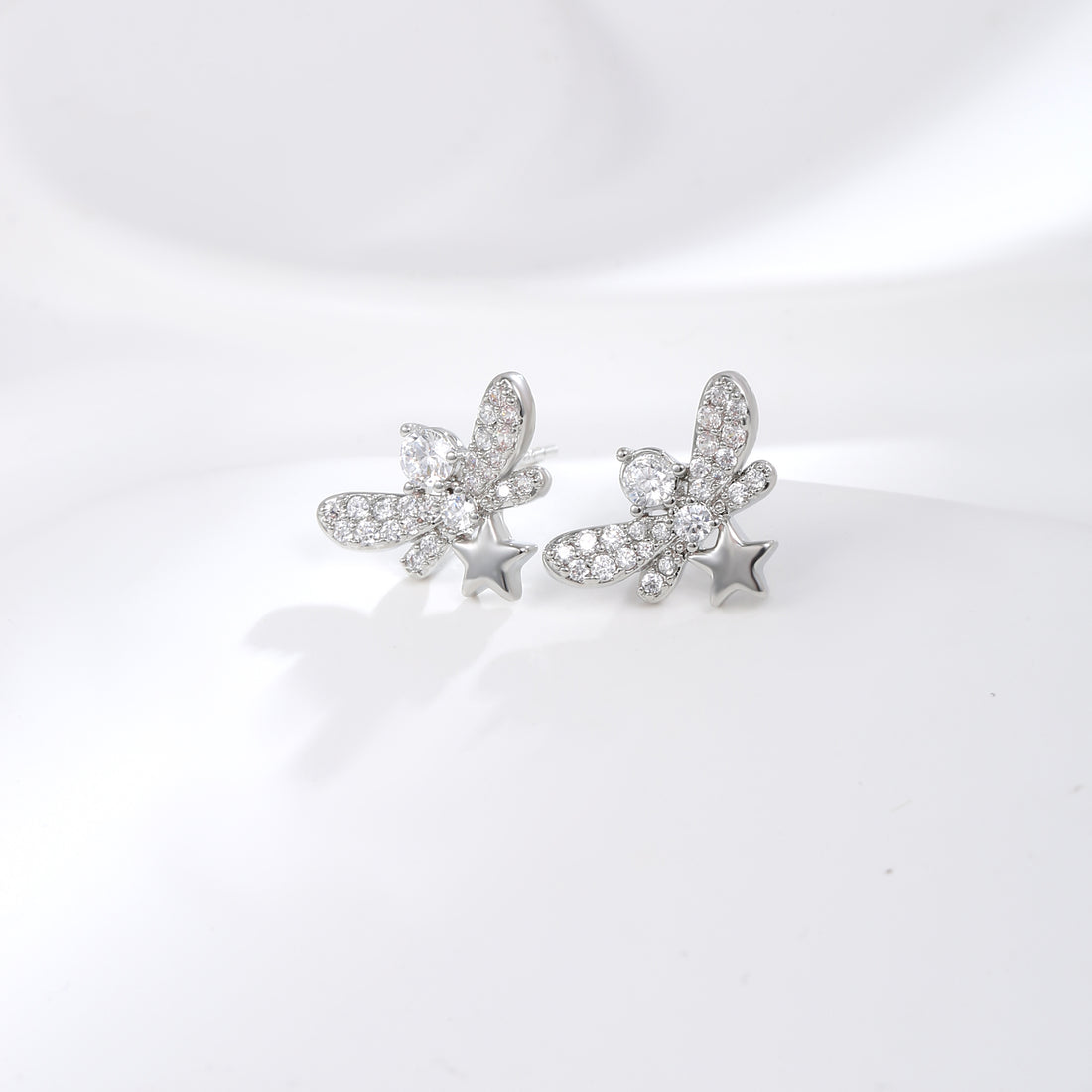 Classic Sparkle Petal Studs