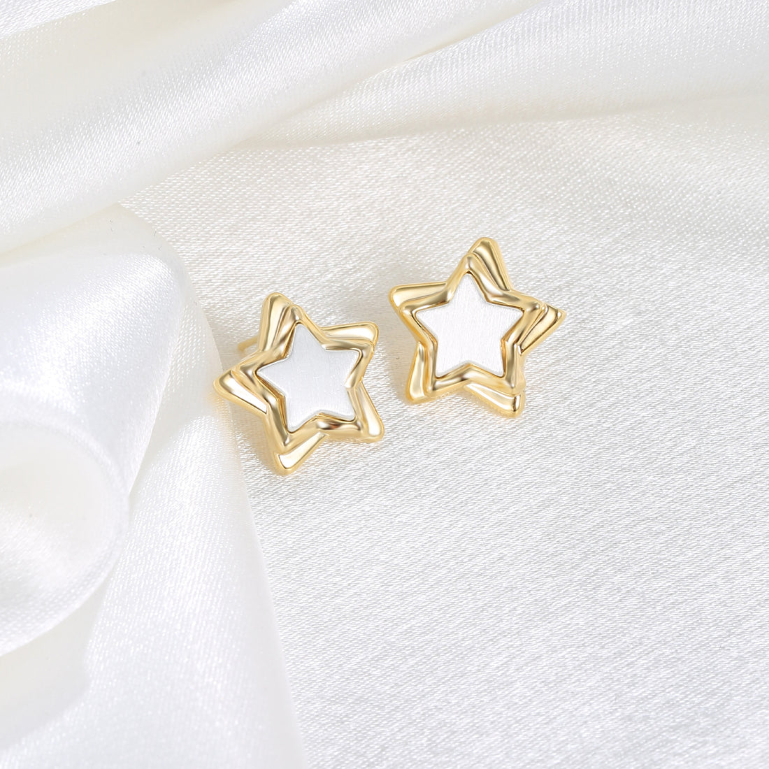 Hollow Star Stud Earrings
