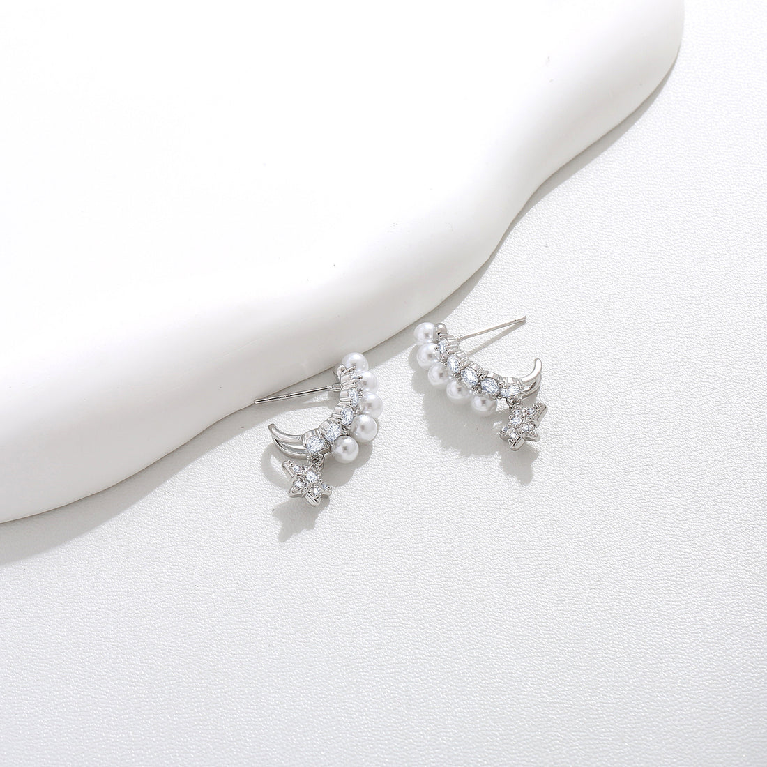 Drape Wing Elegant Studs
