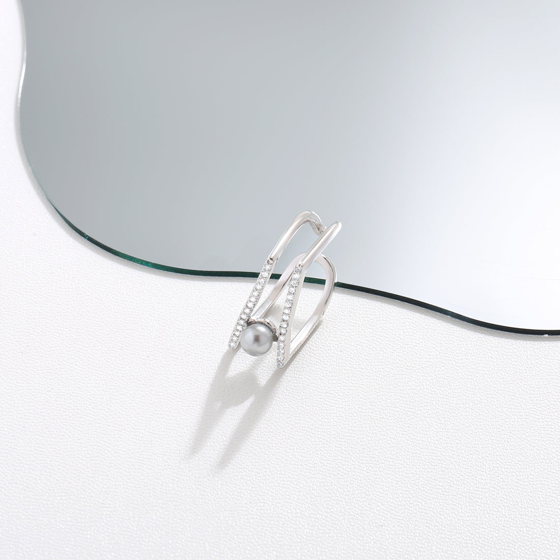 Emerald Drop Detail Ring 17mm