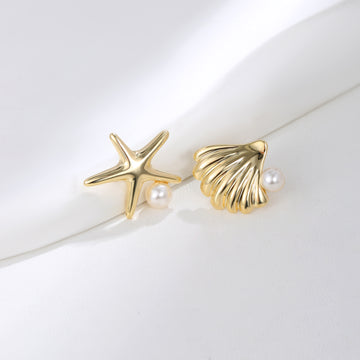 Star & Shell Dangle Set