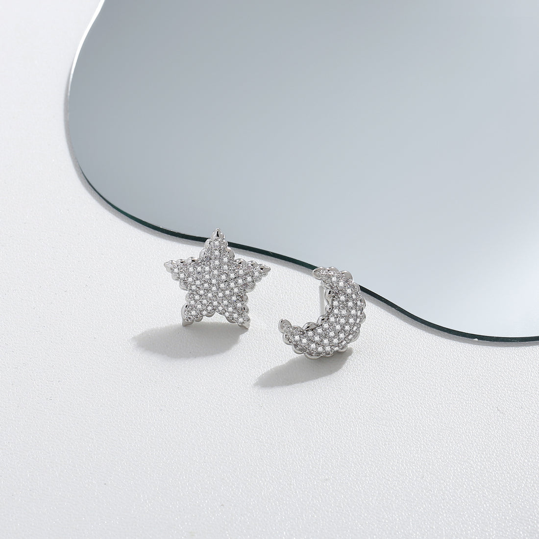 Starburst Silver Studs