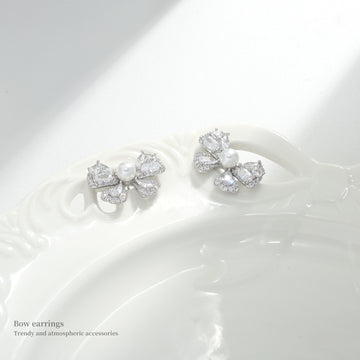 Dewdrop Layered Crystal Studs