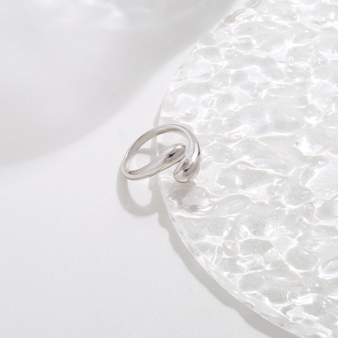 Asymmetrical Knot Ring  17mm