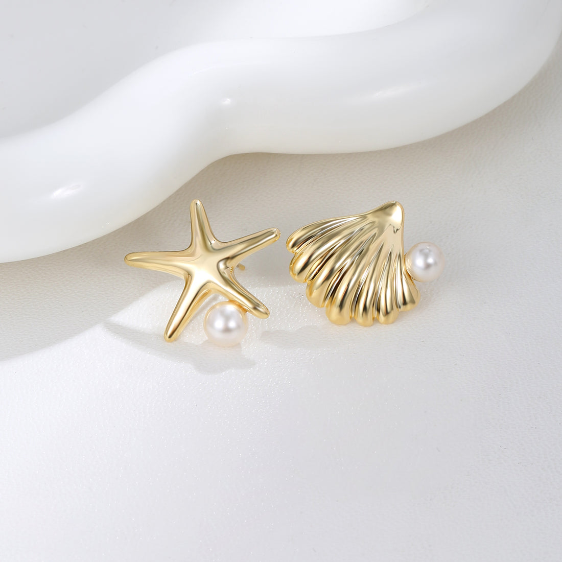 Star & Shell Dangle Set