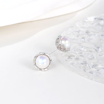 Luxe Dome Zircon Earrings