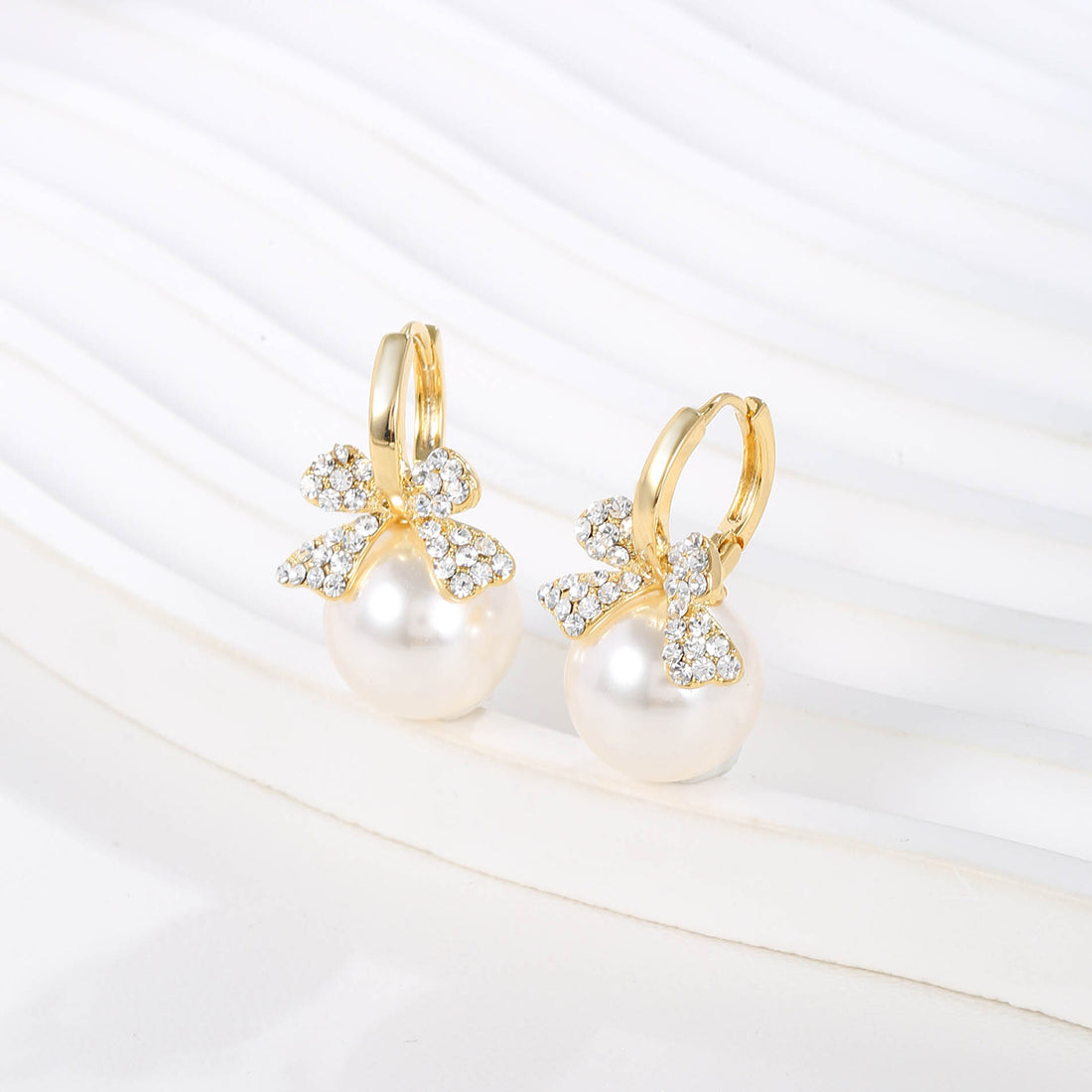 Elegant Pearl Drop Earrings