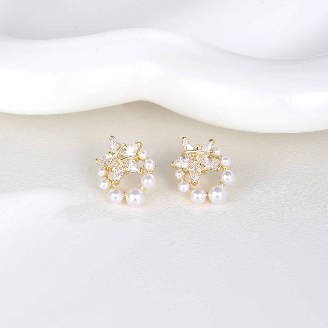 Crystal Cluster Studs