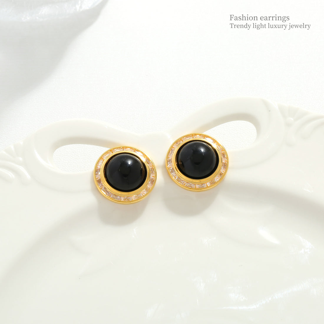 Midnight Bloom Studs