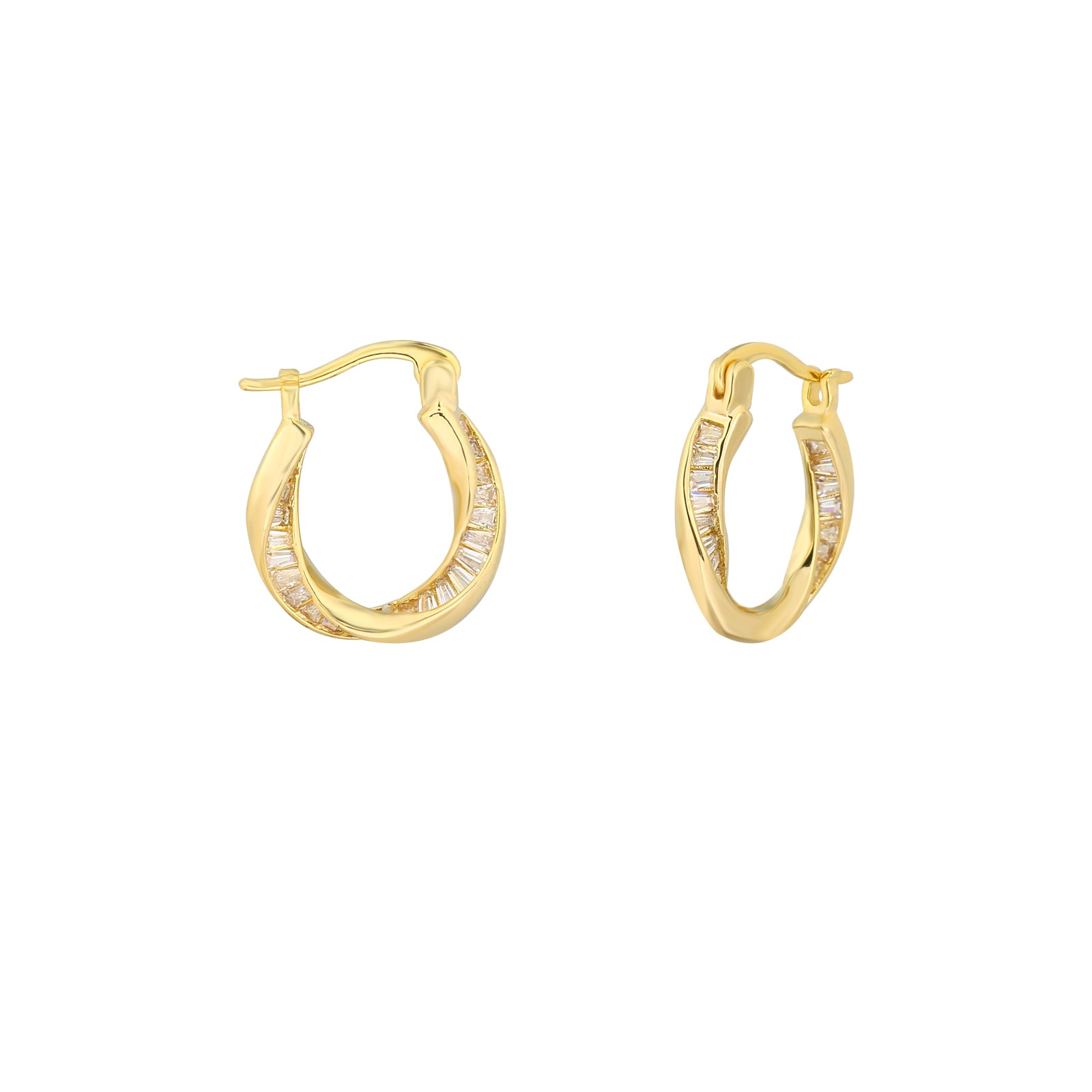 Golden Orb Hoops