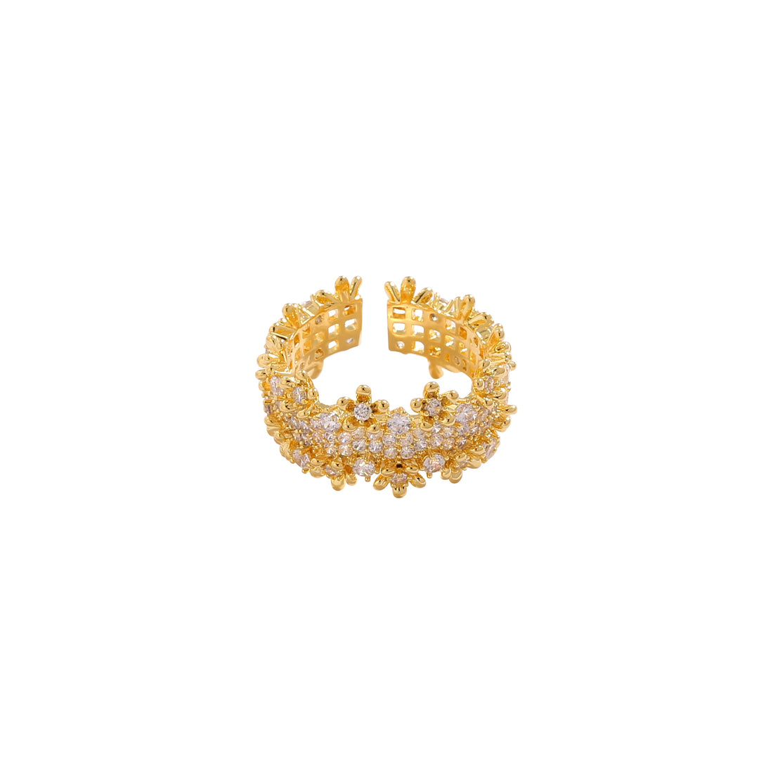 Golden Laurel Ring 17mm
