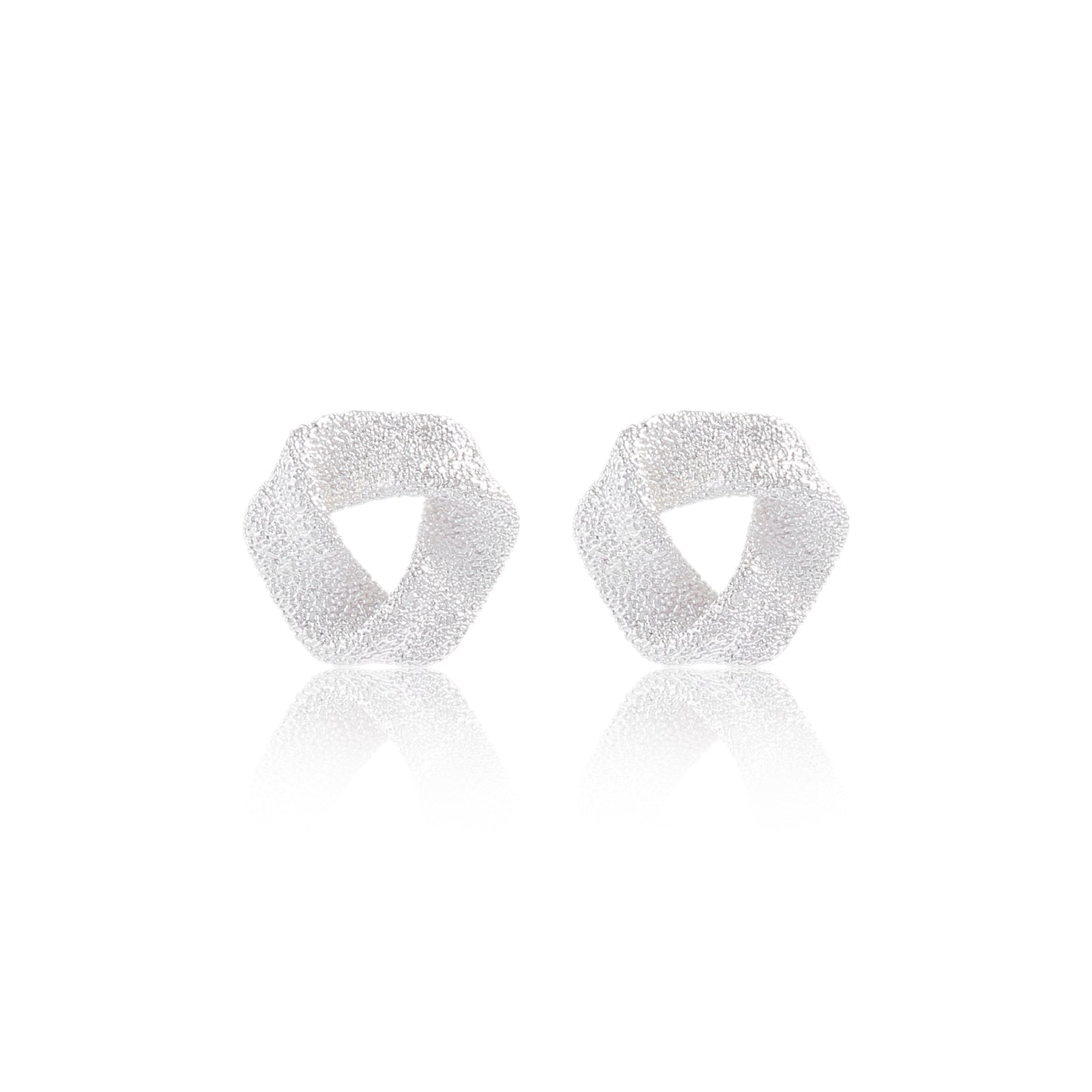 Woven Petal Studs