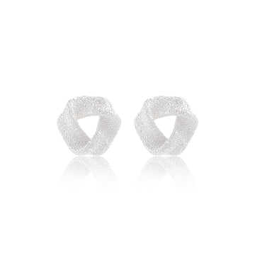 Woven Petal Studs