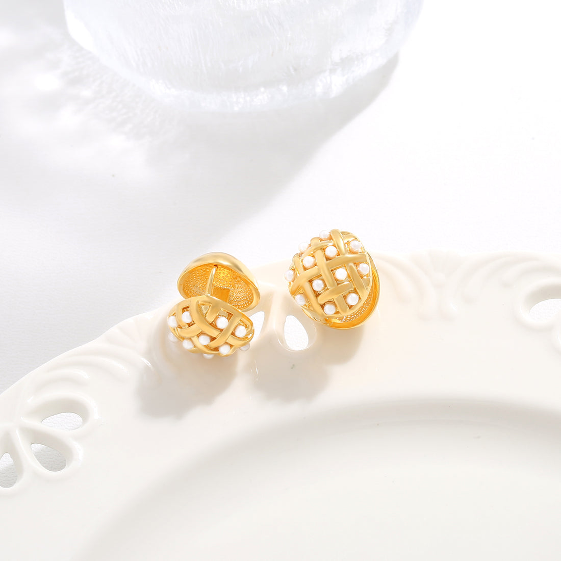Golden Blossom Studs
