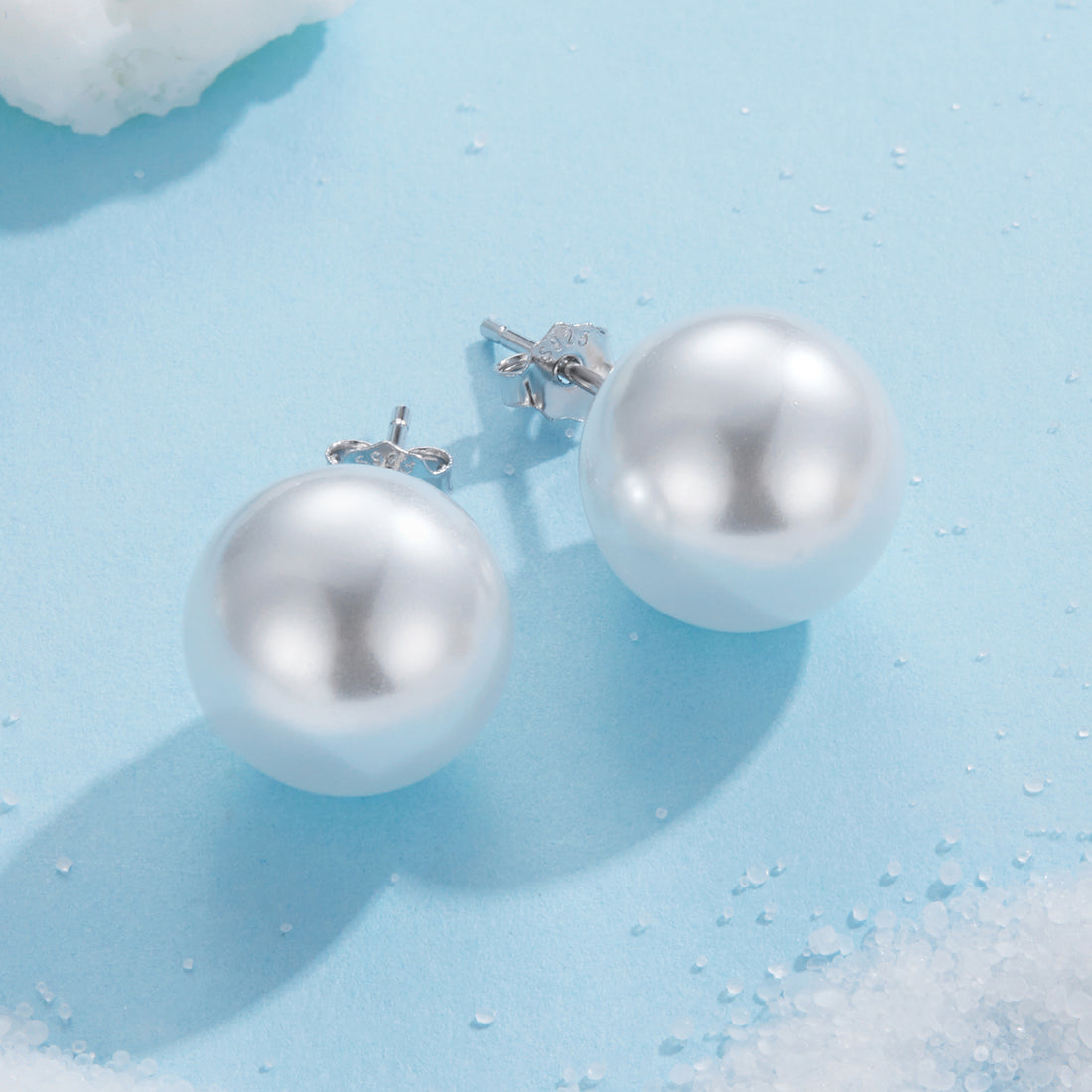 Classic Pearl Stud Earrings