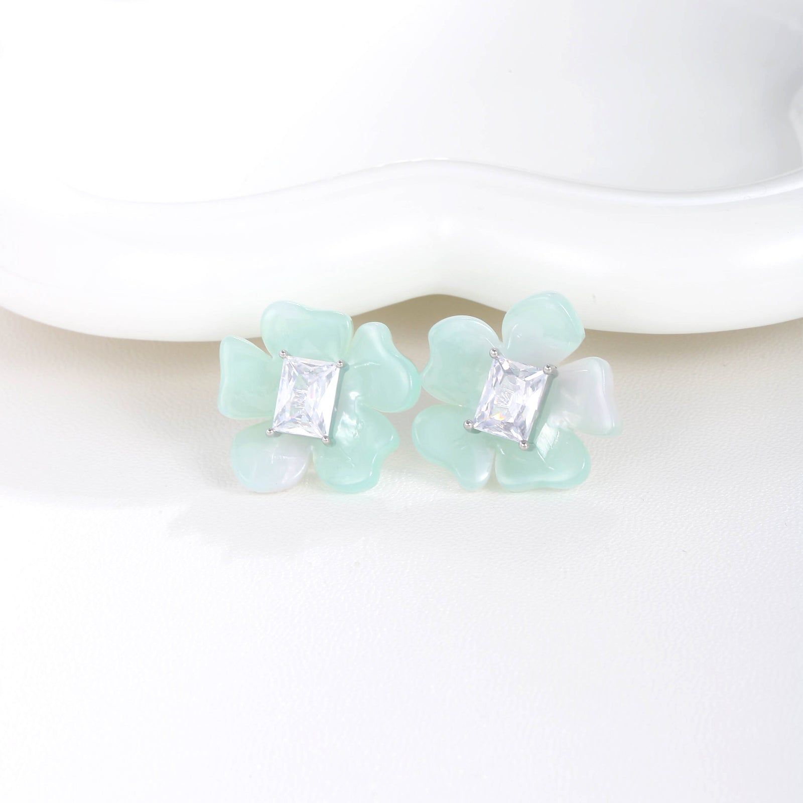 Aqua Bloom Studs