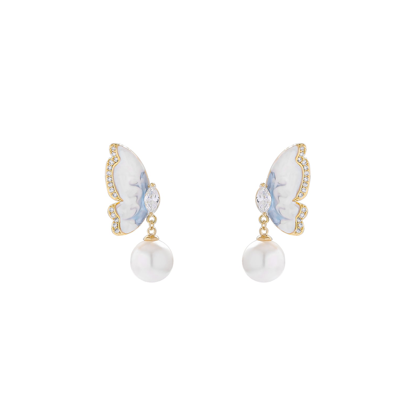 Angel Wing Pearl Drops