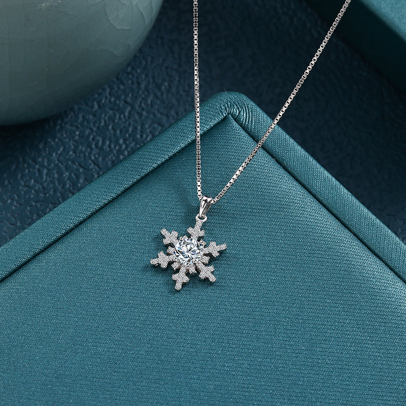Snowflake Crystal Pendant