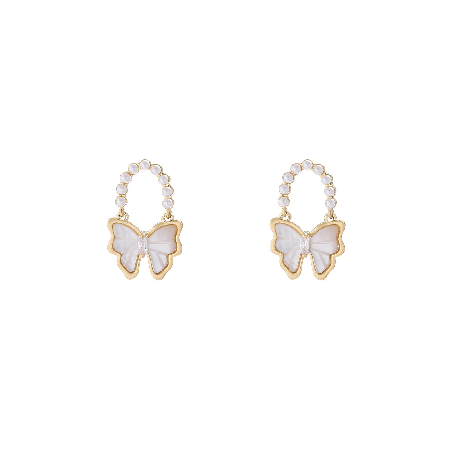 Golden Flower Studs