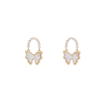 Golden Flower Studs