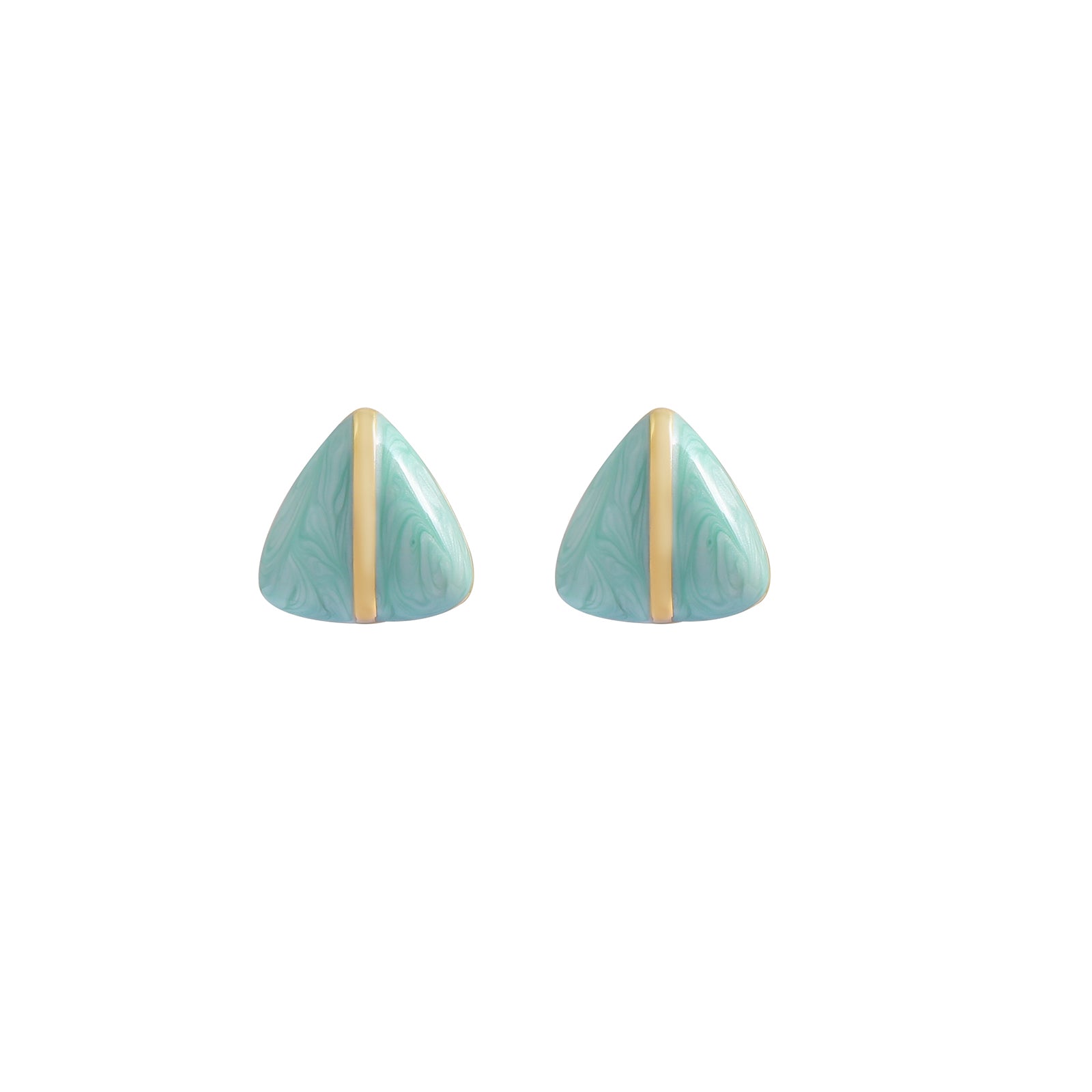 Seafoam Shell Studs