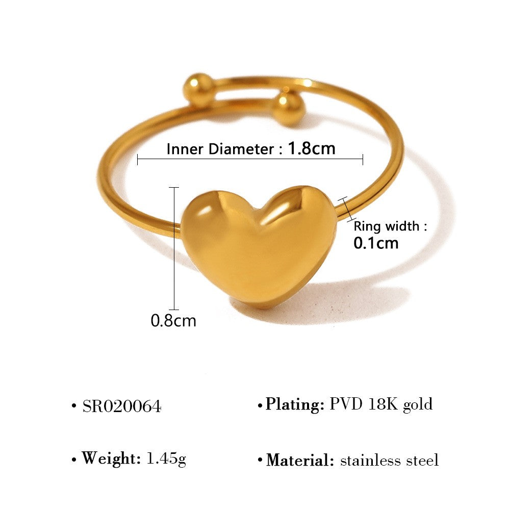 Minimal Heart Band-17mm