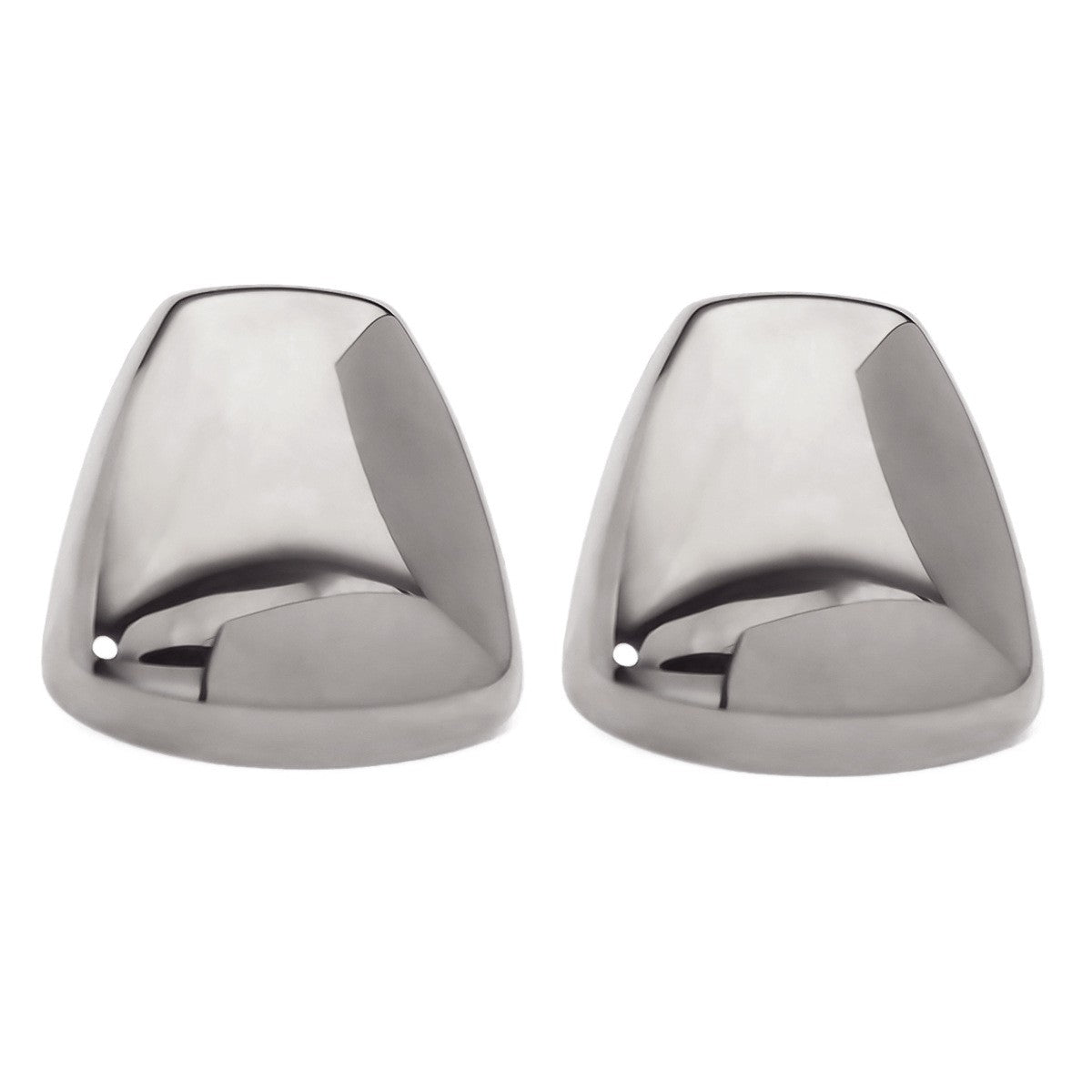 Silver Dome Chunky Stud Earrings