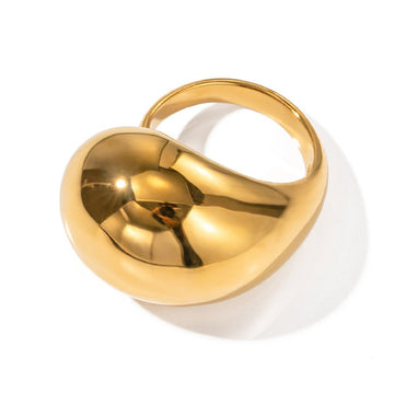 Molten Wave Open Ring-18mm