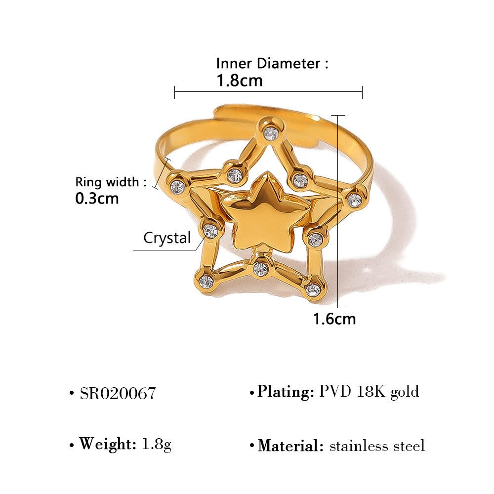 Star Crown Ring-17mm