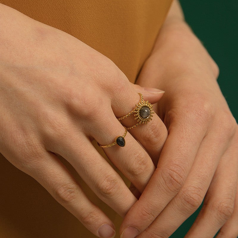 Solar Bead Eye Ring-18mm