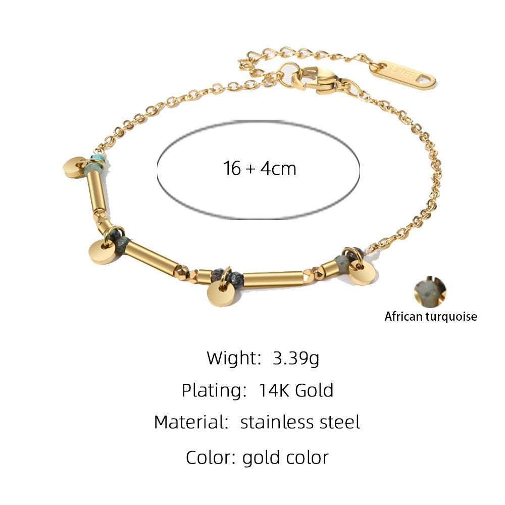 Edgy Chain Gold Bracelet