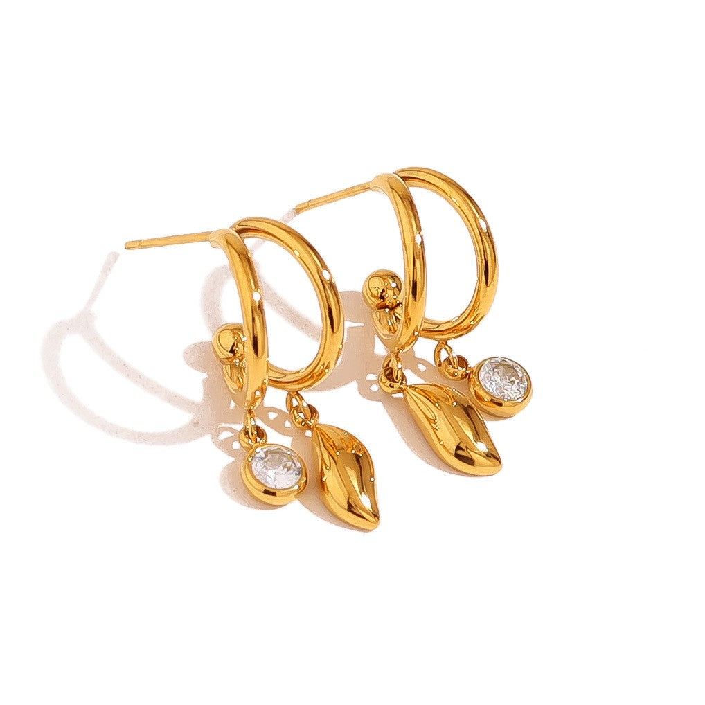 Ribbon Bow Drop Earrings