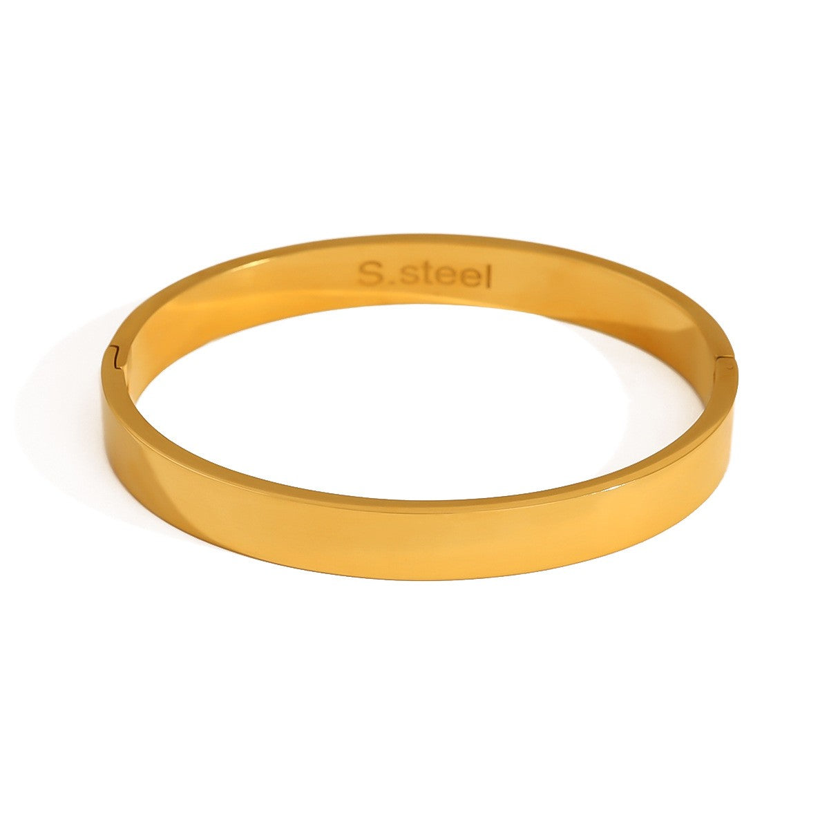 Thick Gold Statement Bangle