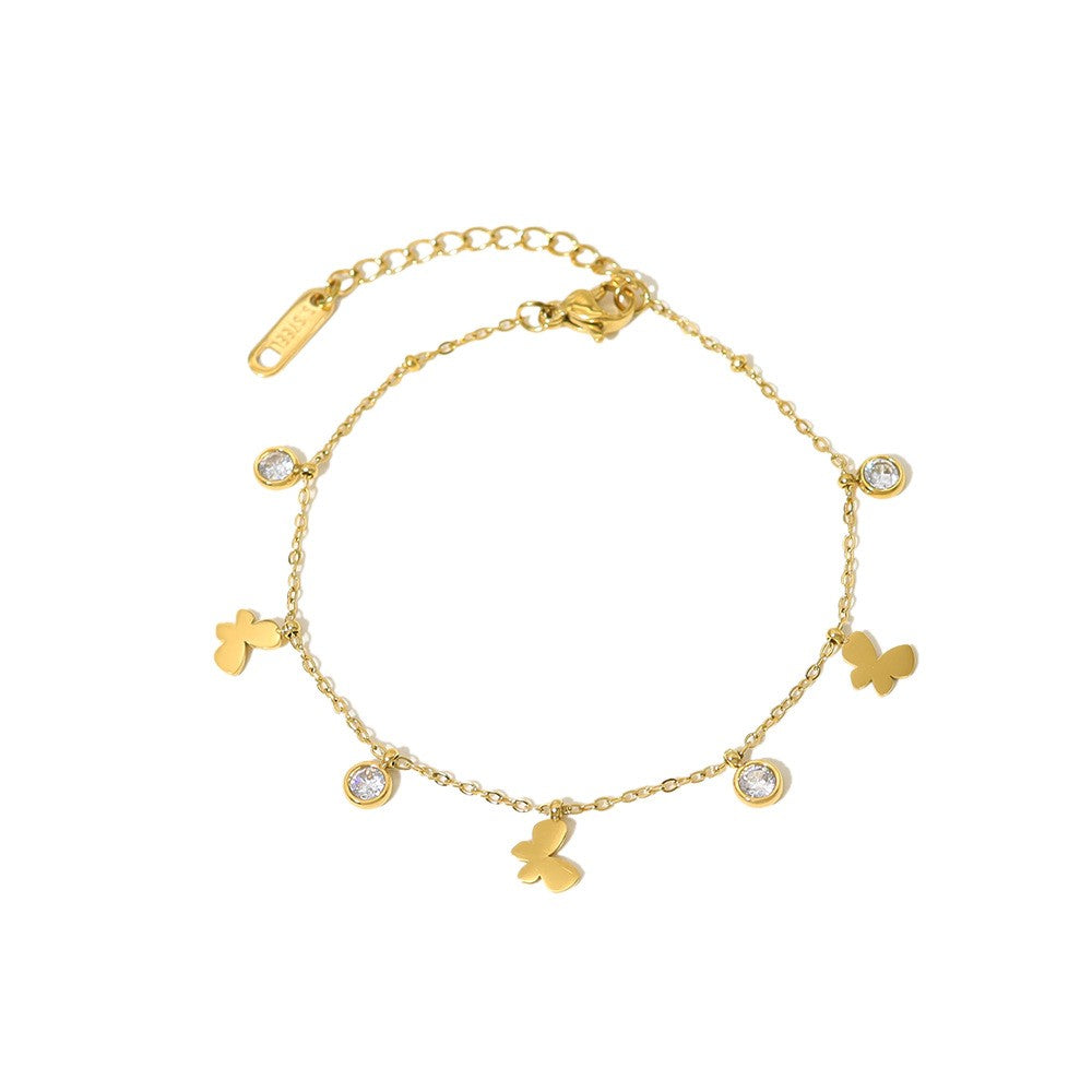 Mini Charms Gold Bracelet