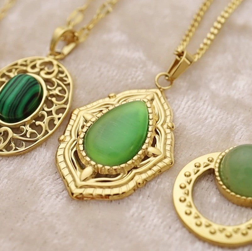 Jade Harmony Drop Pendant