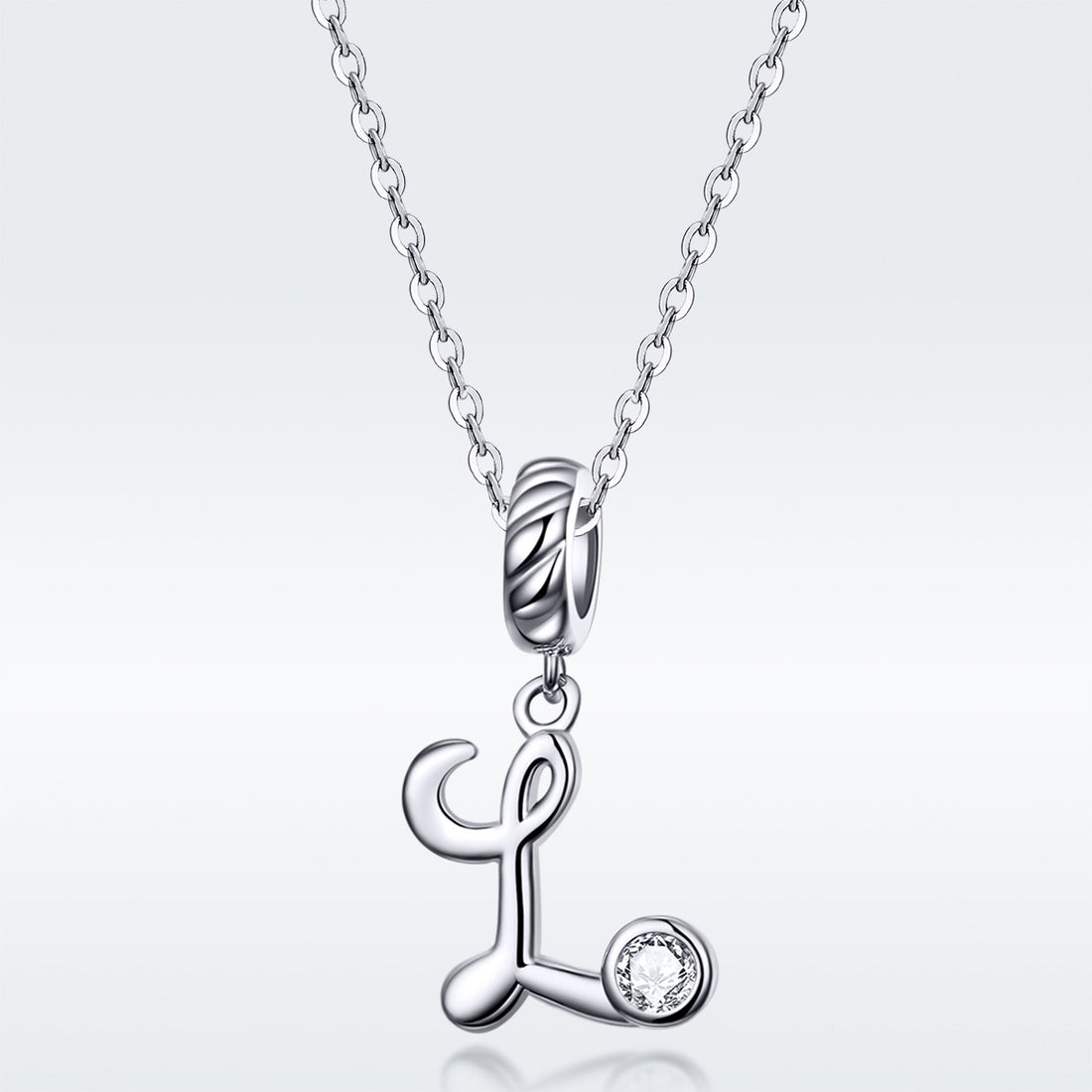 Sterling Silver Letter L Dangle Charm