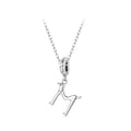 Silver pendant with a horse design on a white background