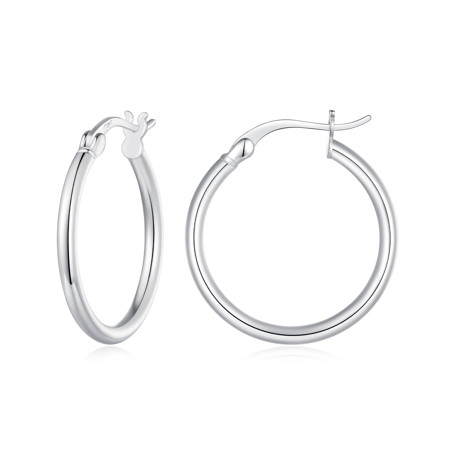 Essential Classic Silver Hoop Earrings
