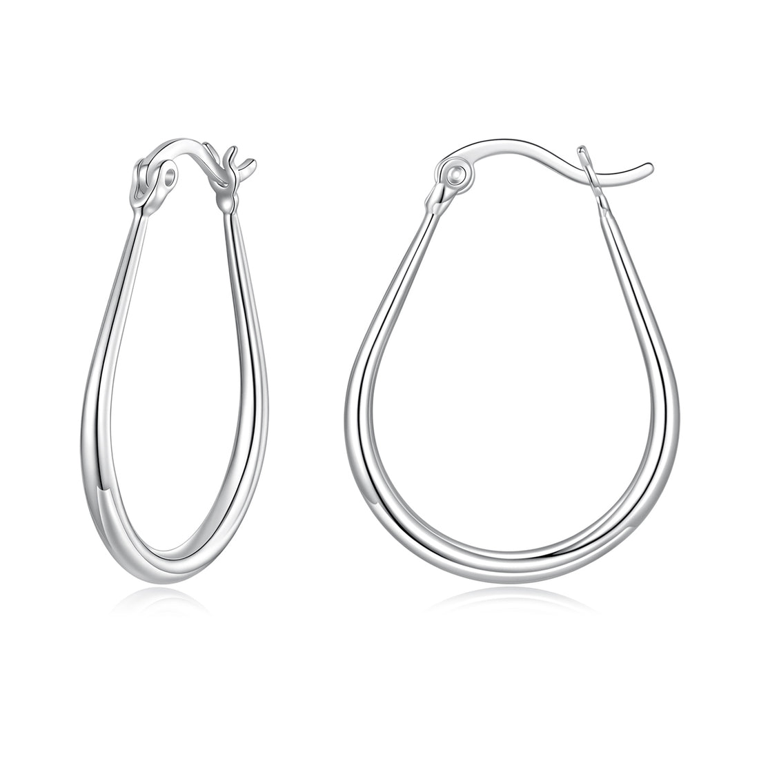 Classic Sterling Silver Hoop Earrings