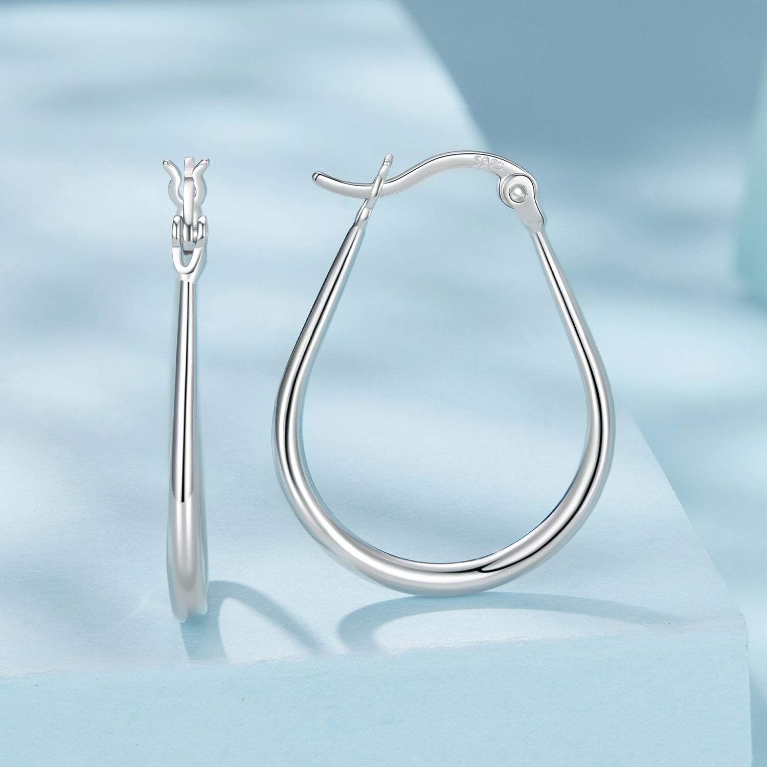 Classic Sterling Silver Hoop Earrings