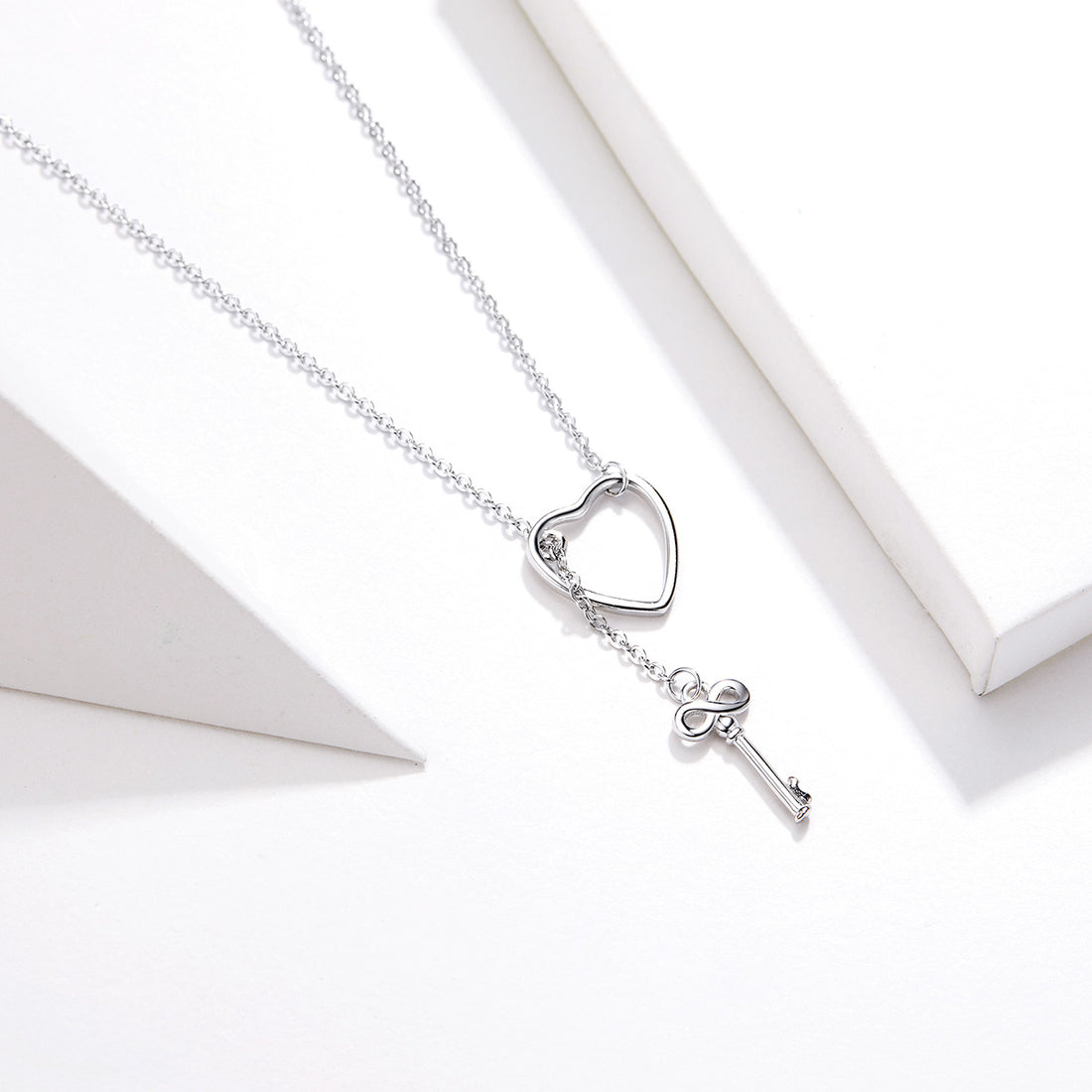 Heart and Key Necklace