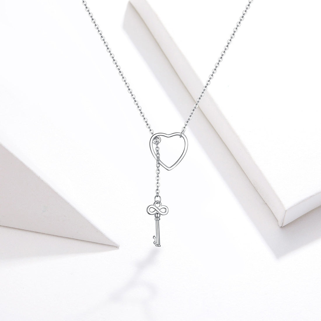 Heart and Key Necklace