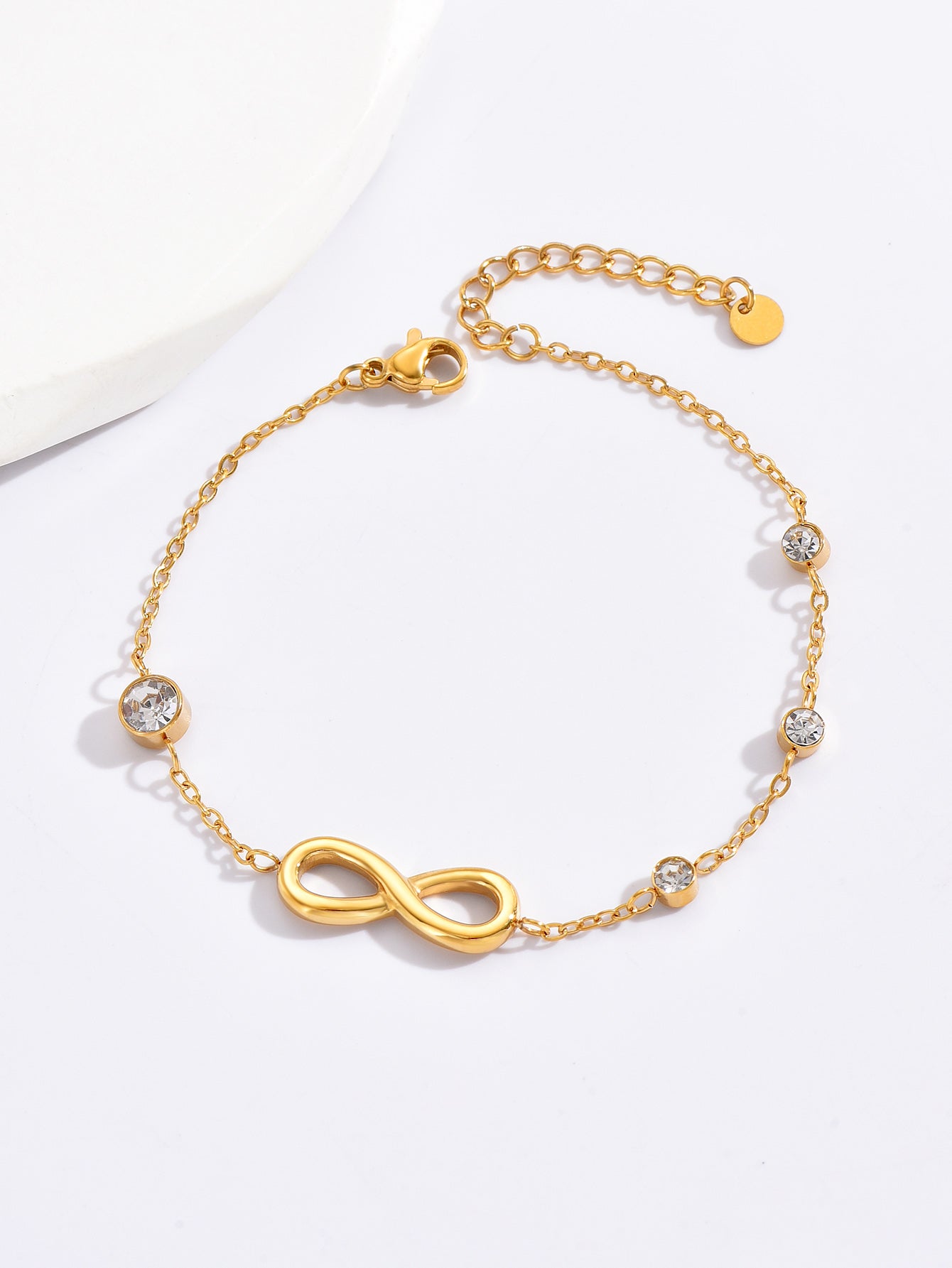 Infinity Symbol Crystal Bracelet